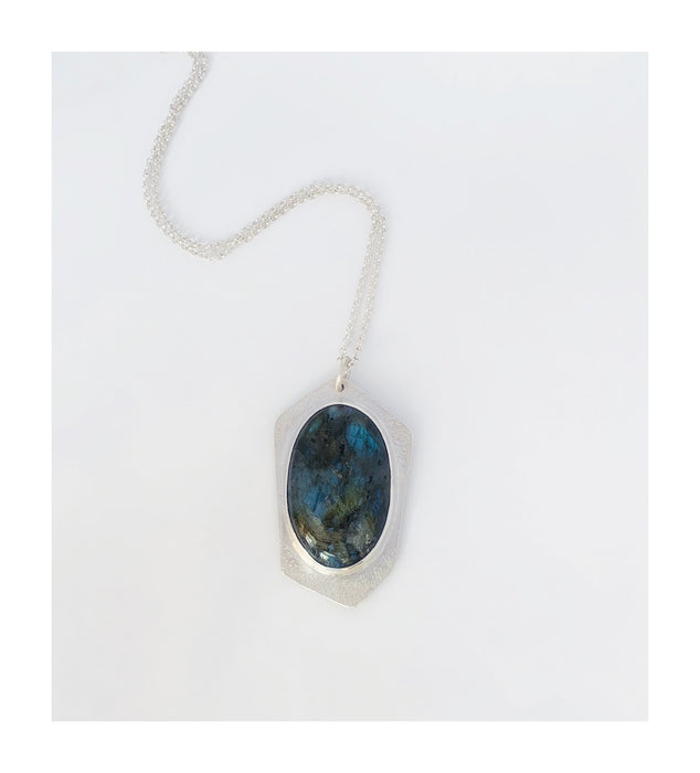 LABRADORITE STATEMENT NECKLACE
