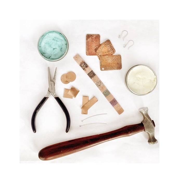 Studio Sessions - Beginner Project Class - Textured Earrings